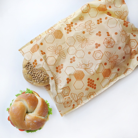 Voskové sáčky „Včely“ L 23 × 32 cm, 1 ks.