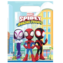 Foliové sáčky "Spidey" 17 x 23 cm 6 ks.