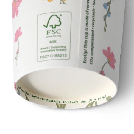 Papírový kelímek na disperzi "Spring" 250 ml, ø 80 mm 50 ks.