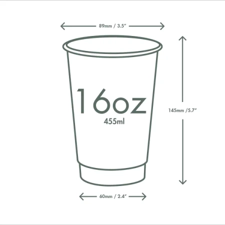 Vánoční papírový kelímek 450 ml, ø 90 mm 20 ks.