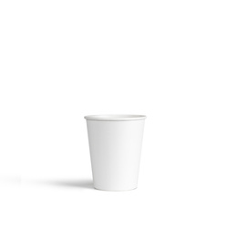 Bílý papírový kelímek 180 ml, průměr 70 mm, 100 ks.