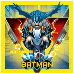 Dvouvrstvé ubrousky „Batman“, 33 × 33 cm, 20 ks
