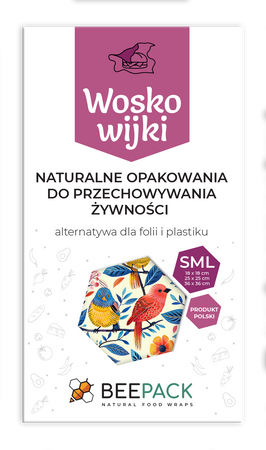 Wax "Ptáčci" Pack 1 x "S", 1 x "M", 1 x "L" 3 ks.