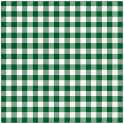 2vrstvé ubrousky Gingham Dark 33 x 33 cm, 50 ks