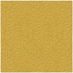 Třívrstvé ubrousky, ražené, zlaté 33 x 33 cm, 20 ks