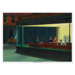 Papírové prostírání "Nighthawks" 31 x 43 cm 500 ks.