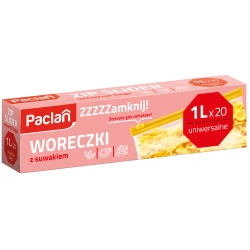 Sáčky se zipem Paclan 1 l 20 ks