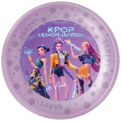 Opakovaně použitelné talíře K-POP, 21 cm, 4 ks.