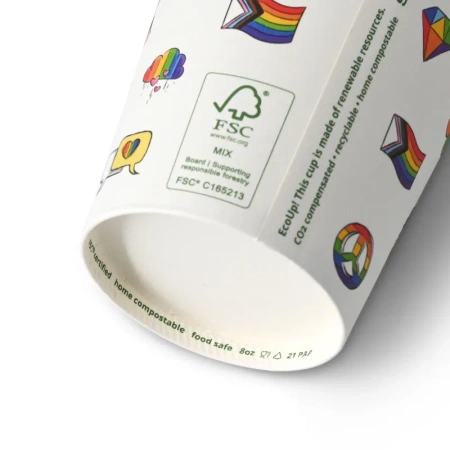Papírový kelímek na disperzi "Pride" 250 ml, ø 80 mm 50 ks.