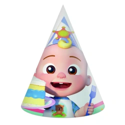 Papírové čepičky CoComelon, 6 ks