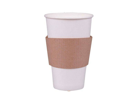Ochranný rukáv na kelímek 250-300 ml, kraft, 50 ks