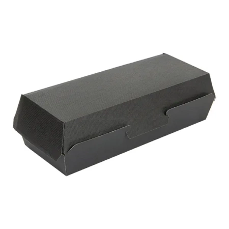 Černý termo lunch box Panini 26,5 x 12,2 x 7 cm, 50 ks