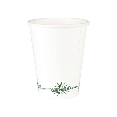 Kubek papierowy biały EcoUp 350 ml, śr. 90 mm 50 szt.