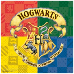 Dvouvrstvé ubrousky „Harry Potter“, 33 × 33 cm, 20 ks