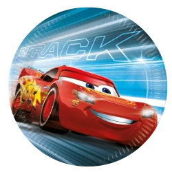 Papírové talíře „Auta“, 23 cm, 8 ks