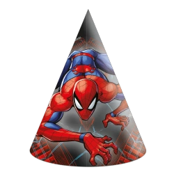 Papírové čepičky Spiderman 6 ks