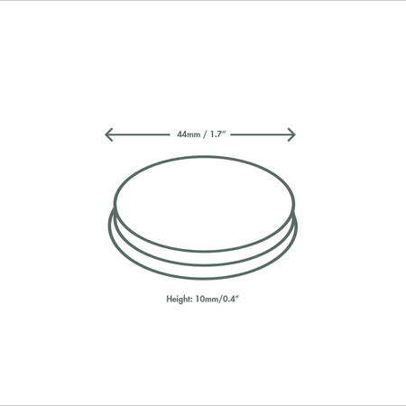 Kulatý papírový víčko na kelímek na dip, Ø 44 mm, 50 ks