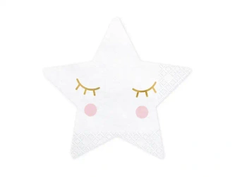 Papírové ubrousky „Little Star“, 16 × 16 cm, 20 ks
