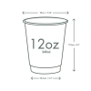 Dvoustěnný papírový kelímek černý 350 ml, průměr 90 mm 25 ks