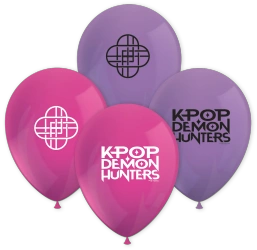 Latexové balonky „K-POP“ 28 cm, 8 ks