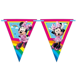 Papírová vlajková girlanda Minnie Mouse 2,3 m 1 ks