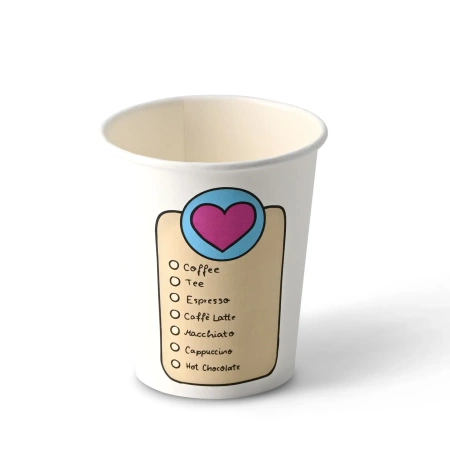 Papírový kelímek na disperzi "Coffeelove" 250 ml, ø 80 mm 50 ks.