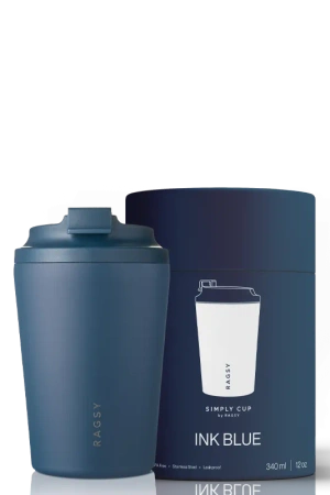 Termohrnek RAGS'y Simply Cup Ceramic Ink Blue 340 ml, 1 ks.