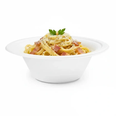 Miska z cukrové třtiny bílá 360 ml 15,2 × 4,8 cm 50 ks