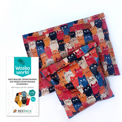 Voskové sáčky "Kočky" sada L+XL 1 ks.