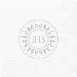 Třívrstvé ubrousky na přijímání, 1/4, 33 x 33 cm 20 ks.