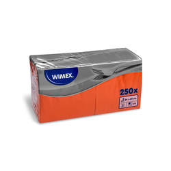 2vrstvé ubrousky Oranžové 1/4 24 x 24 cm, 250 ks.