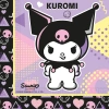 Dvouvrstvé ubrousky „Kuromi“, 33 × 33 cm, 20 ks