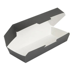 Černý termo lunch box Panini 26,5 x 12,2 x 7 cm, 50 ks
