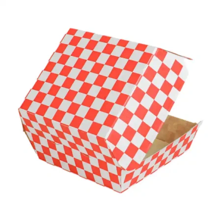 Box na burger „Fitipaldi“ 12,5 x 12,5 x 8 cm, 50 ks