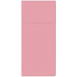 Sáčky-ubrousky na příbory Softpoint, ražené, růžové, 38 x 32 cm, 50 ks