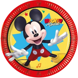 Papírové talíře „Mickey Mouse“, 20 cm, 8 ks