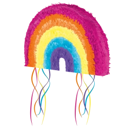 Papírová 3D piniata „Duha“ 22 × 35 cm, 1 ks.
